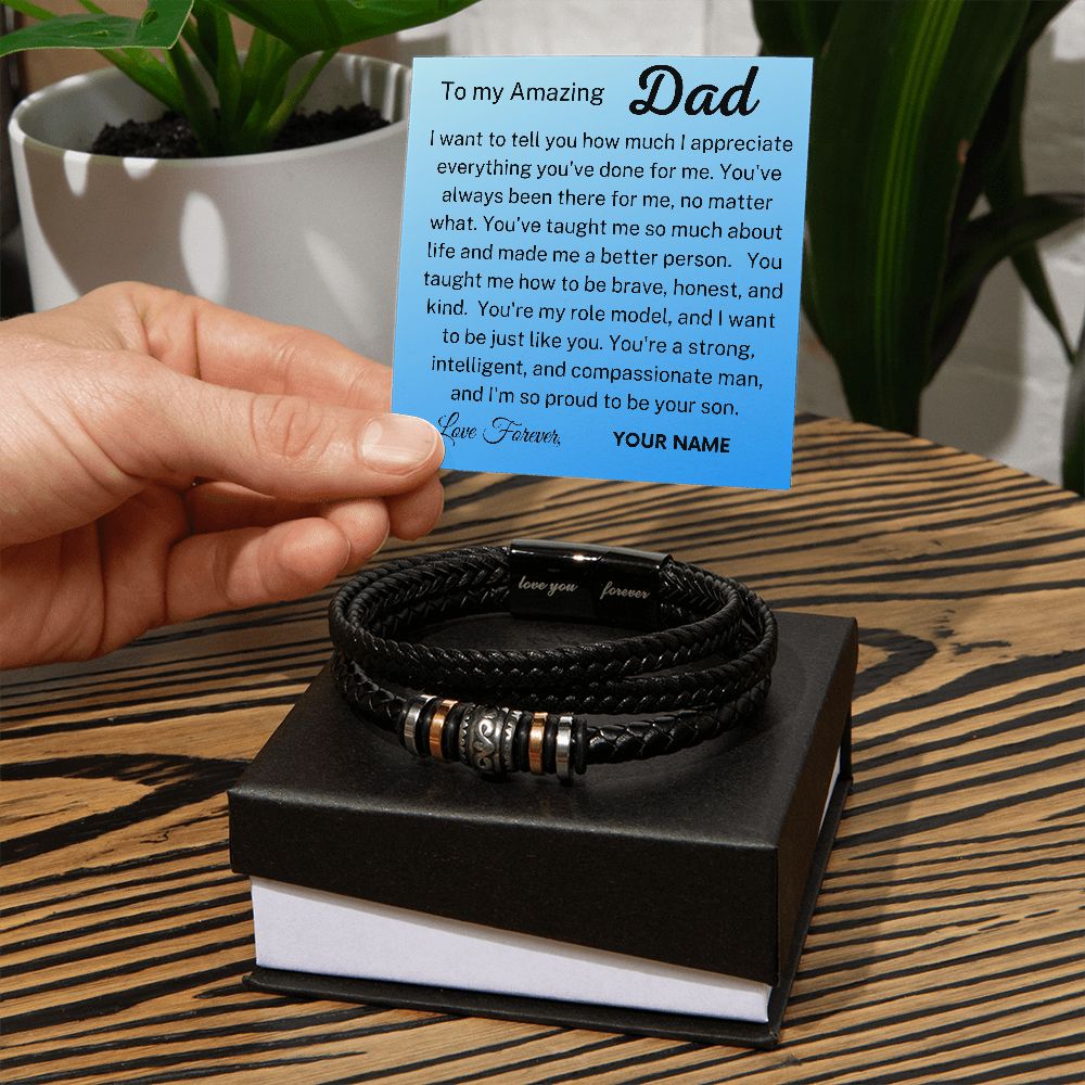 Love you forever bracelet - personalized