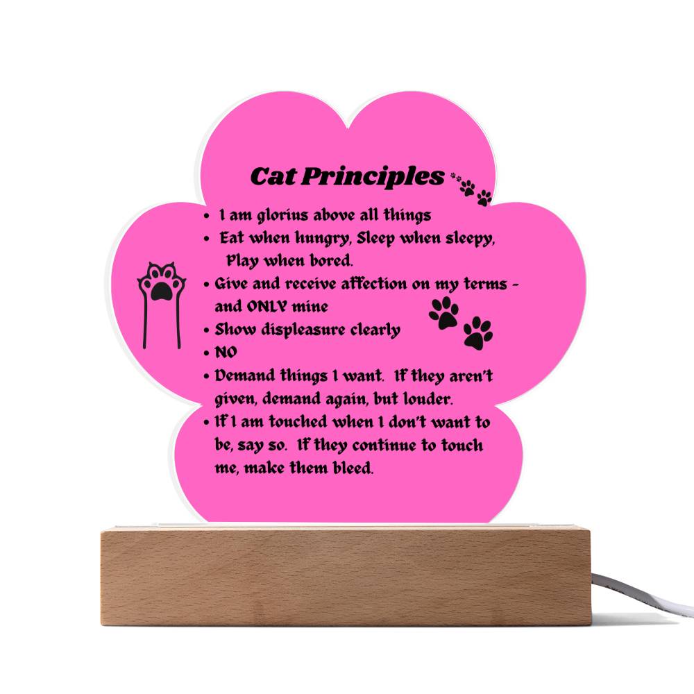 Cat Principles to live by