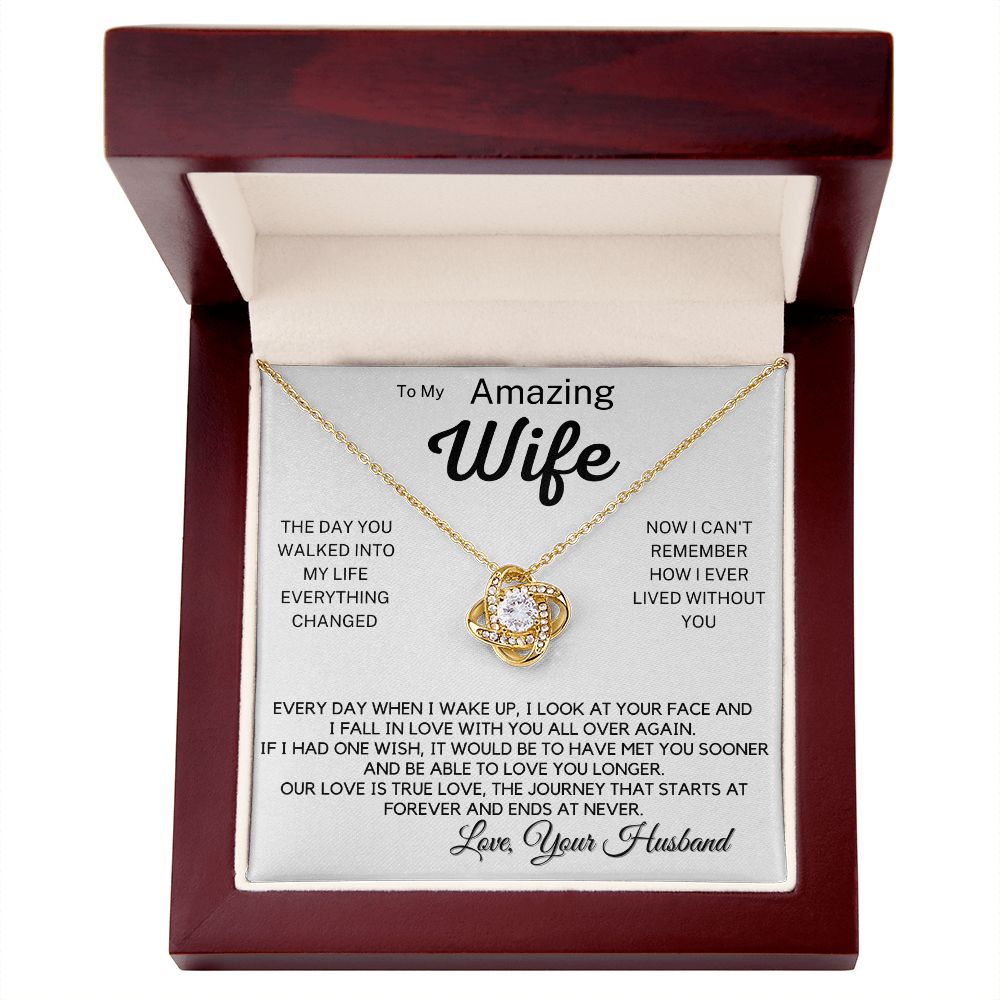 Our Love is Forever Love Knot for Wife