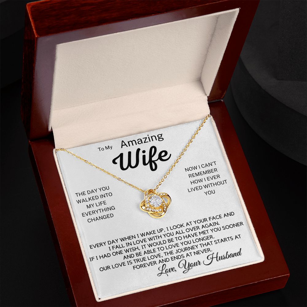 Our Love is Forever Love Knot for Wife