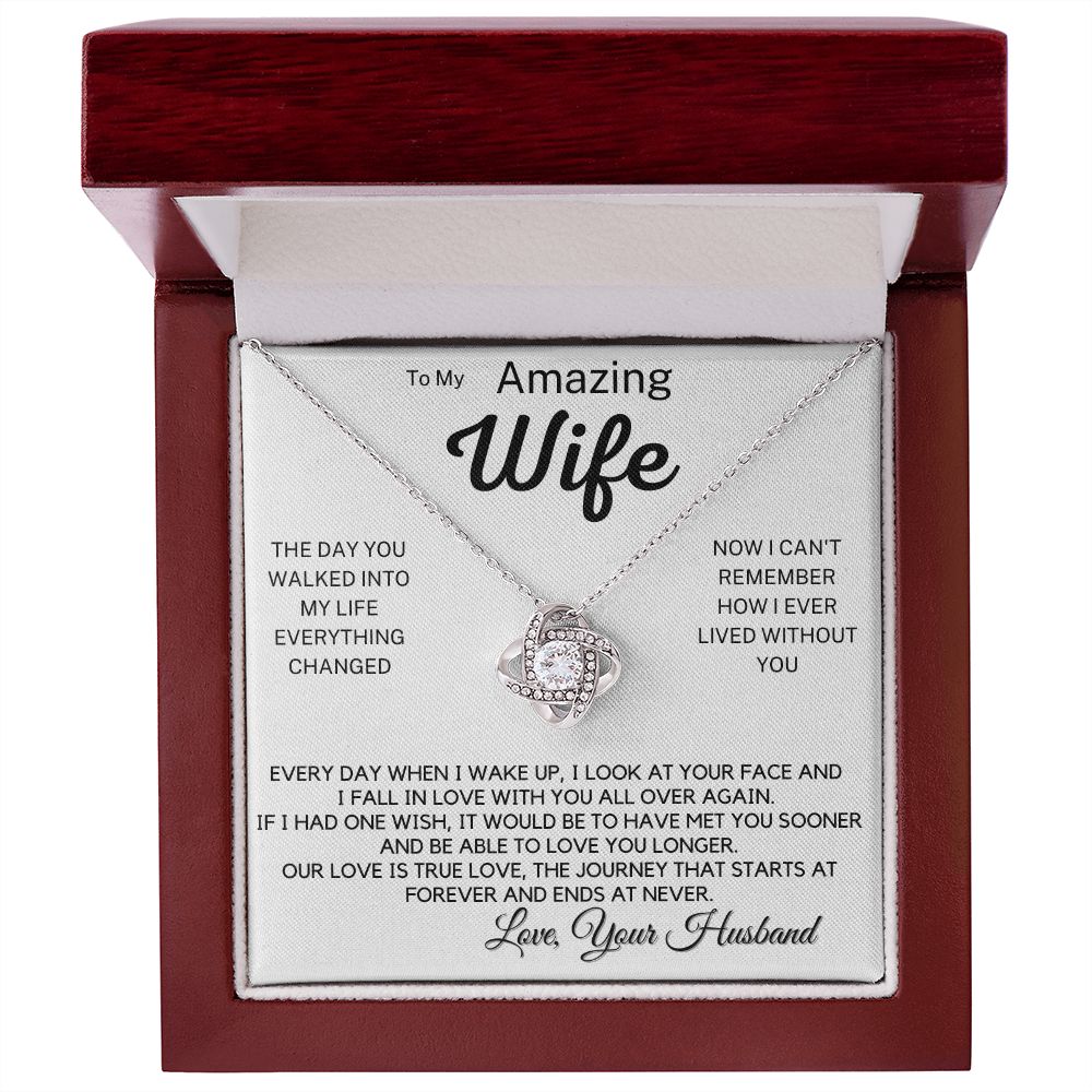 Our Love is Forever Love Knot for Wife