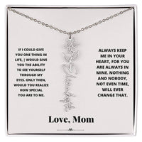 Birth Flower Necklace from loving mom