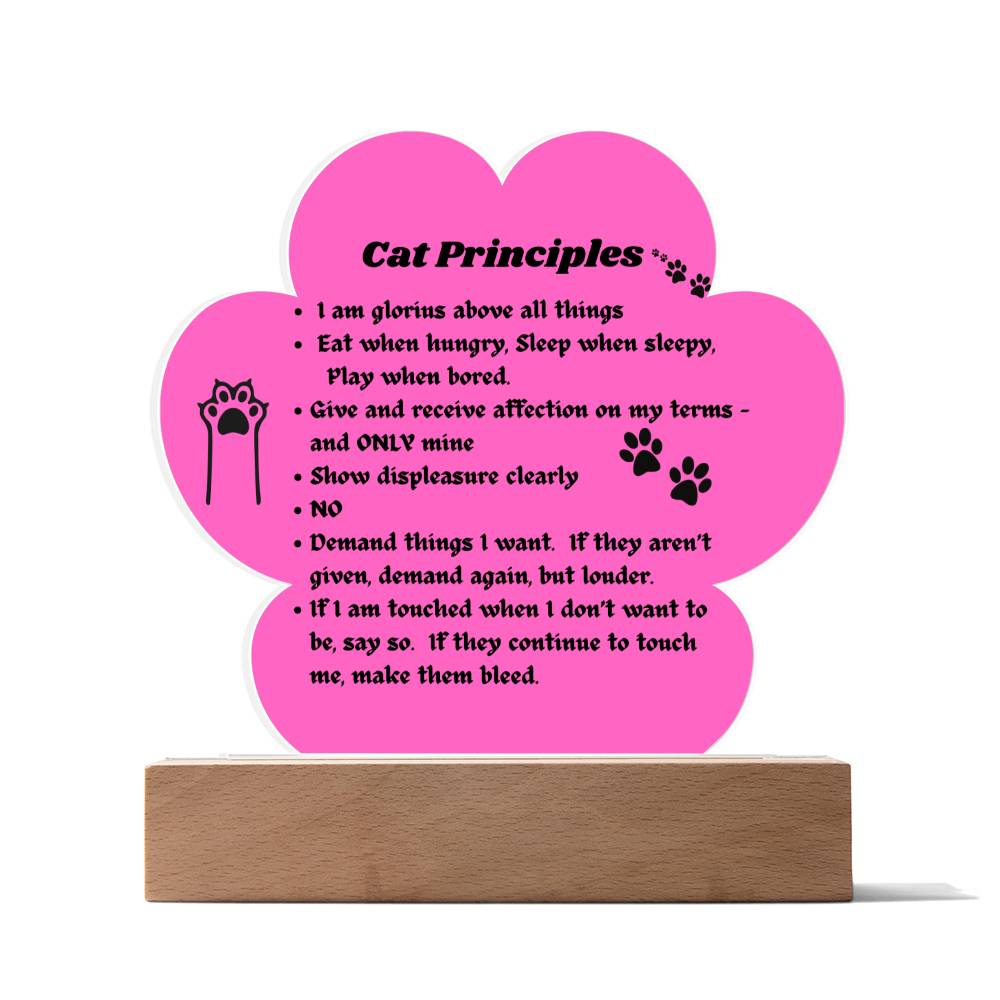 Cat Principles to live by
