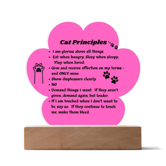 Cat Principles to live by
