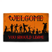 Halloween Zombie Doormat – “Welcome… You Should Leave” | Funny Spooky Welcome Mat