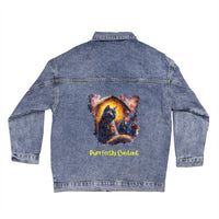 Purrfectly Content Denim Jacket