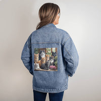 Cat lovers denim jacket