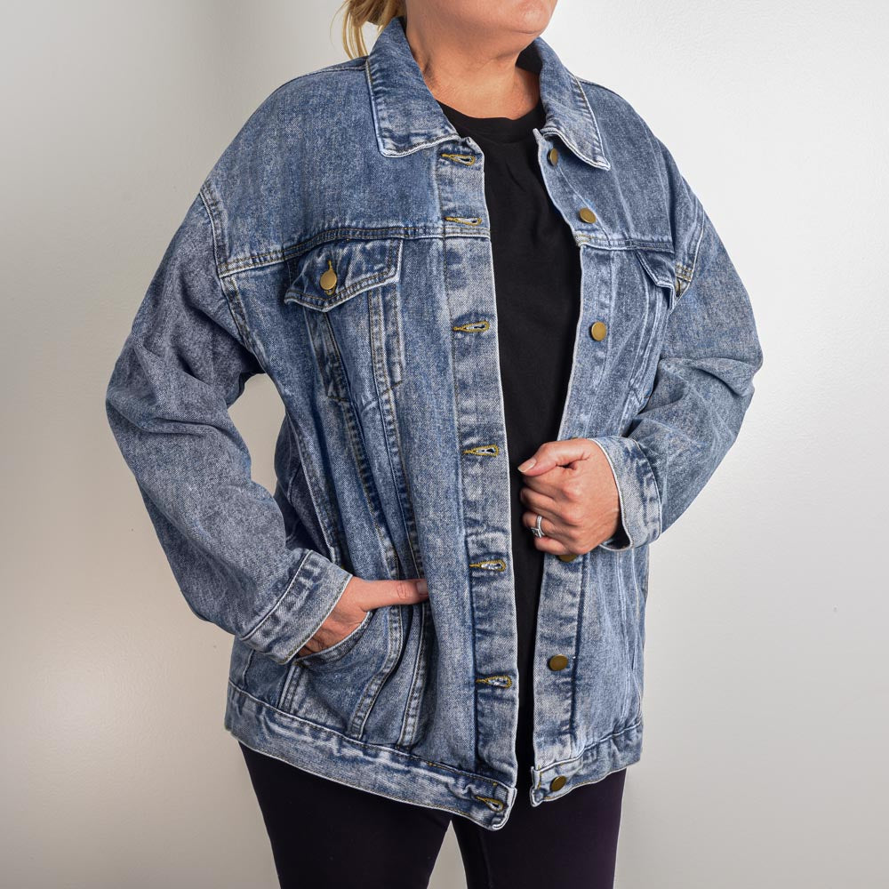 Denim Jacket for Women Cat Lovers