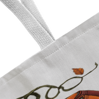 Pumpkin Book Tote Bag – Fall Gift for Teachers & Book Lovers