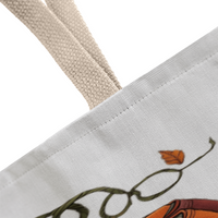 Pumpkin Book Tote Bag – Fall Gift for Teachers & Book Lovers