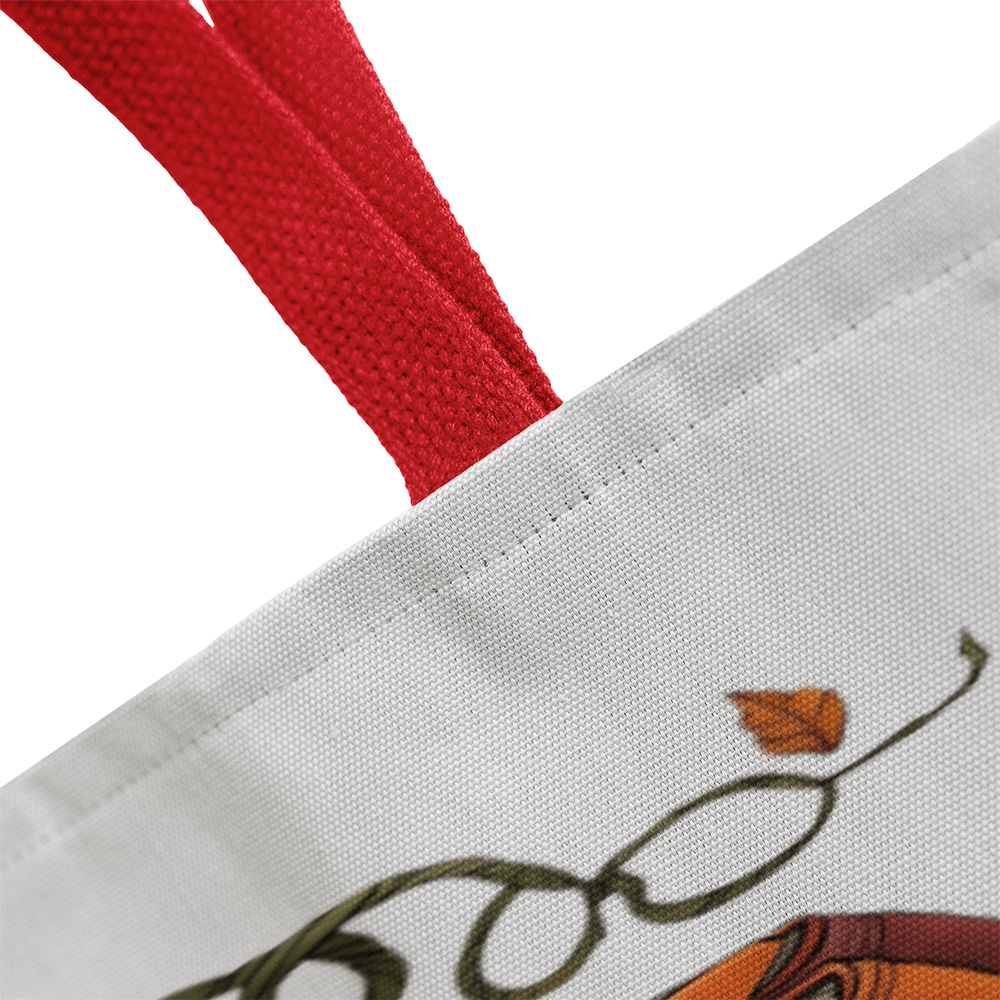 Pumpkin Book Tote Bag – Fall Gift for Teachers & Book Lovers
