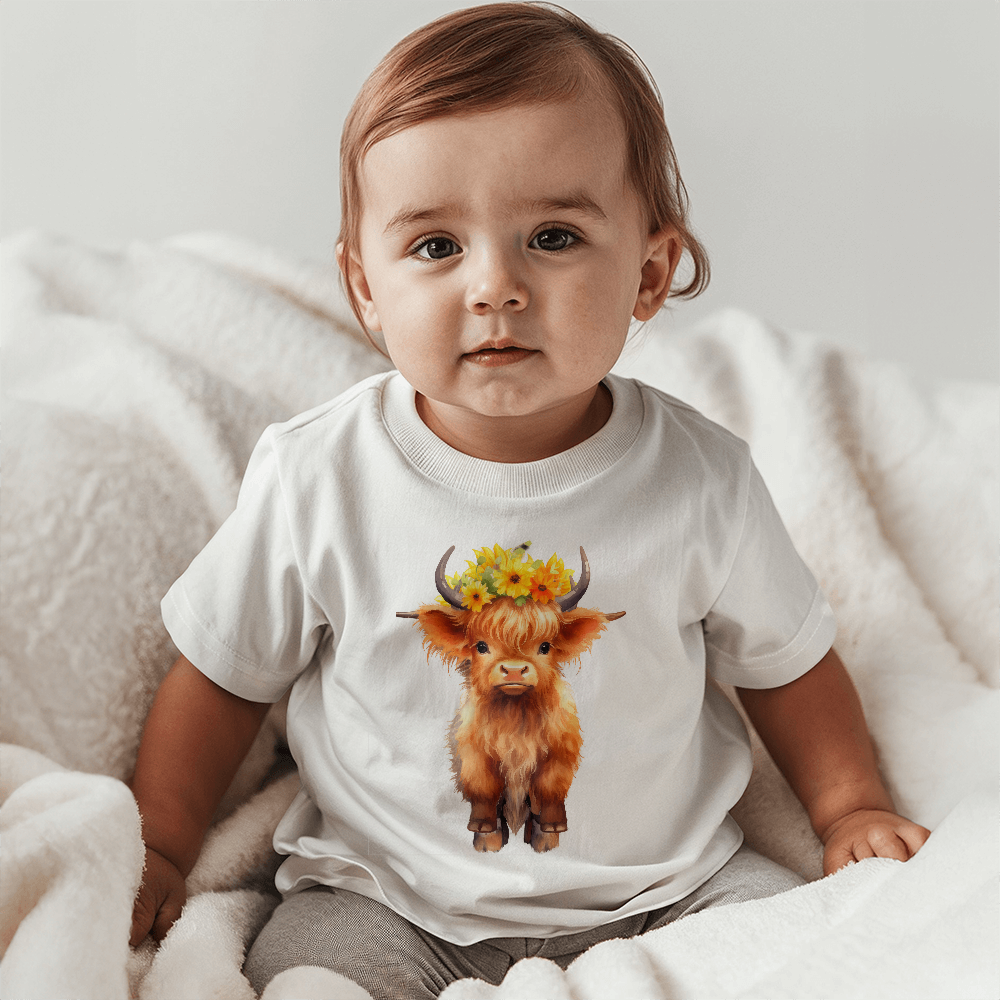 Baby Highland Cow Infant Teeshirt