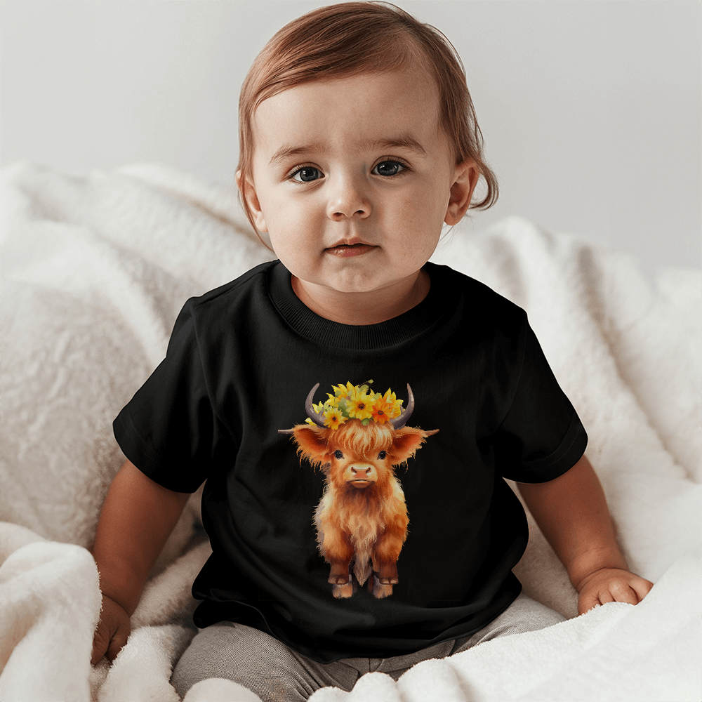 Baby Highland Cow Infant Teeshirt