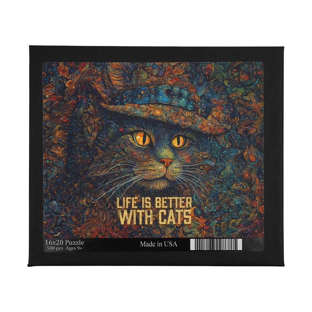 Life is Better with Cats Puzzle 16 x 20