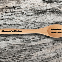 Personalized Kitchen Spoon
