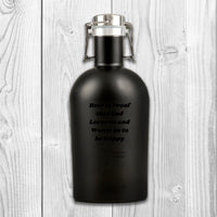 Ben Franklin Stainless Steel Beer Growler - 64 oz