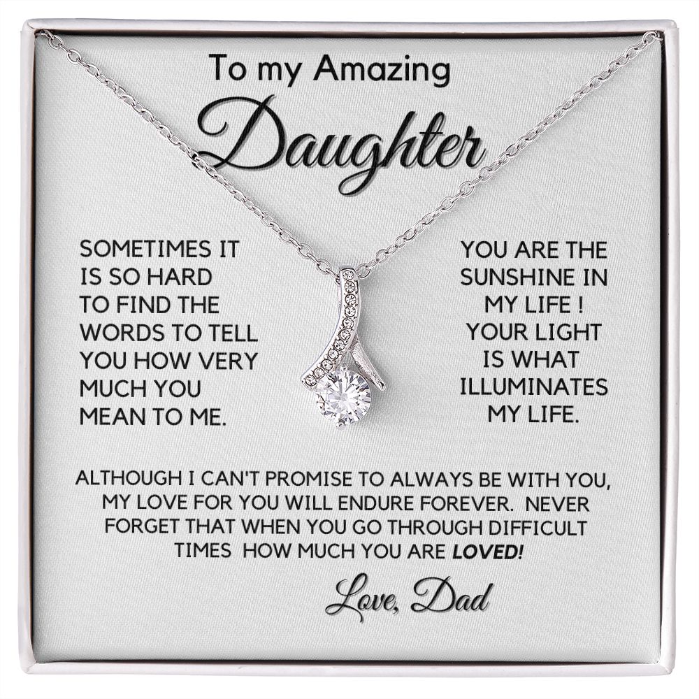 To Daughter from Dad - alluring beauty