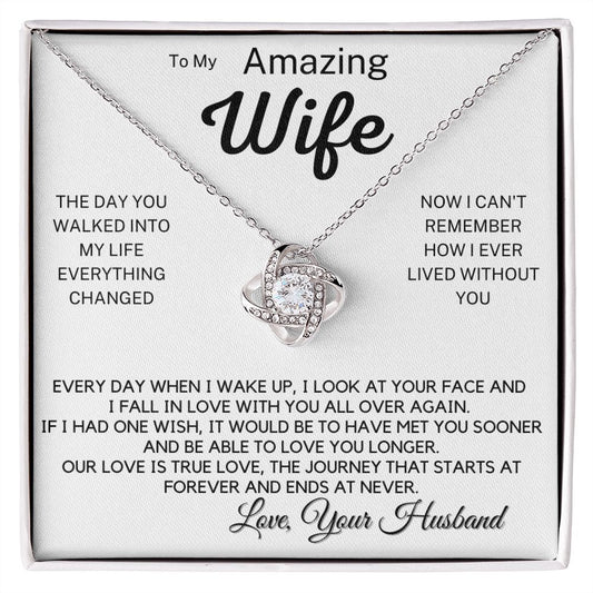 Our Love is Forever Love Knot for Wife